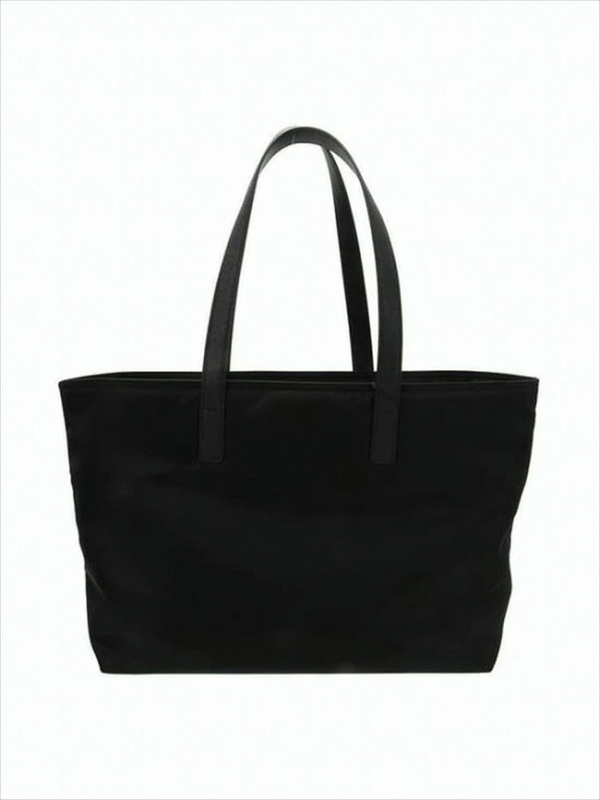 Prada Rectangular Shoulder Bag With Triangular Logo Plaque