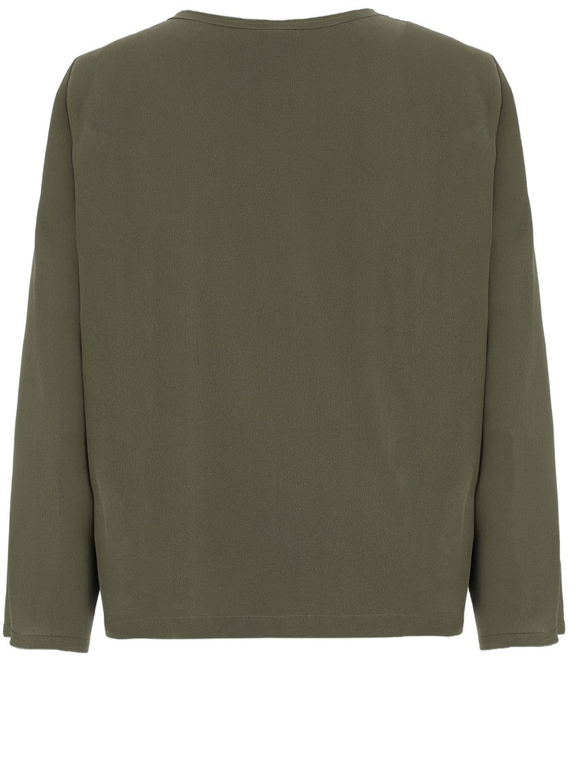 Q-Wins Silk Knit Sweater
