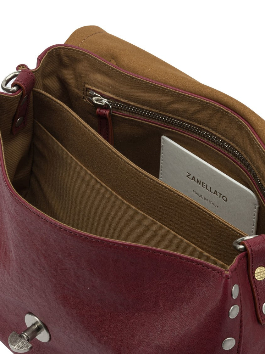 Zanellato Structured Red Cow Leather Handbag
