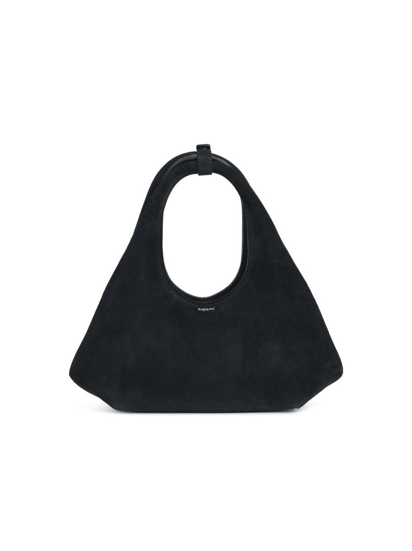 Coperni Folded' Mini Bag In Black Suede