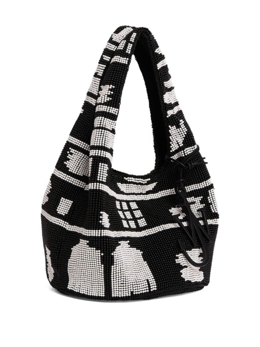 J. W. Anderson Textured Hobo Bag With Striking Black