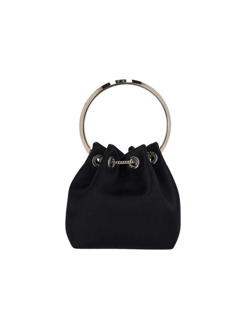 Jimmy Choo Bon Bon Mini Bucket Bag – Black