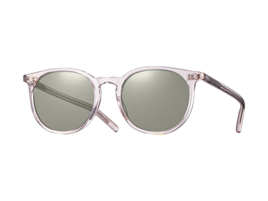 Eyevan Green 364E Translucent Round Sunglasses
