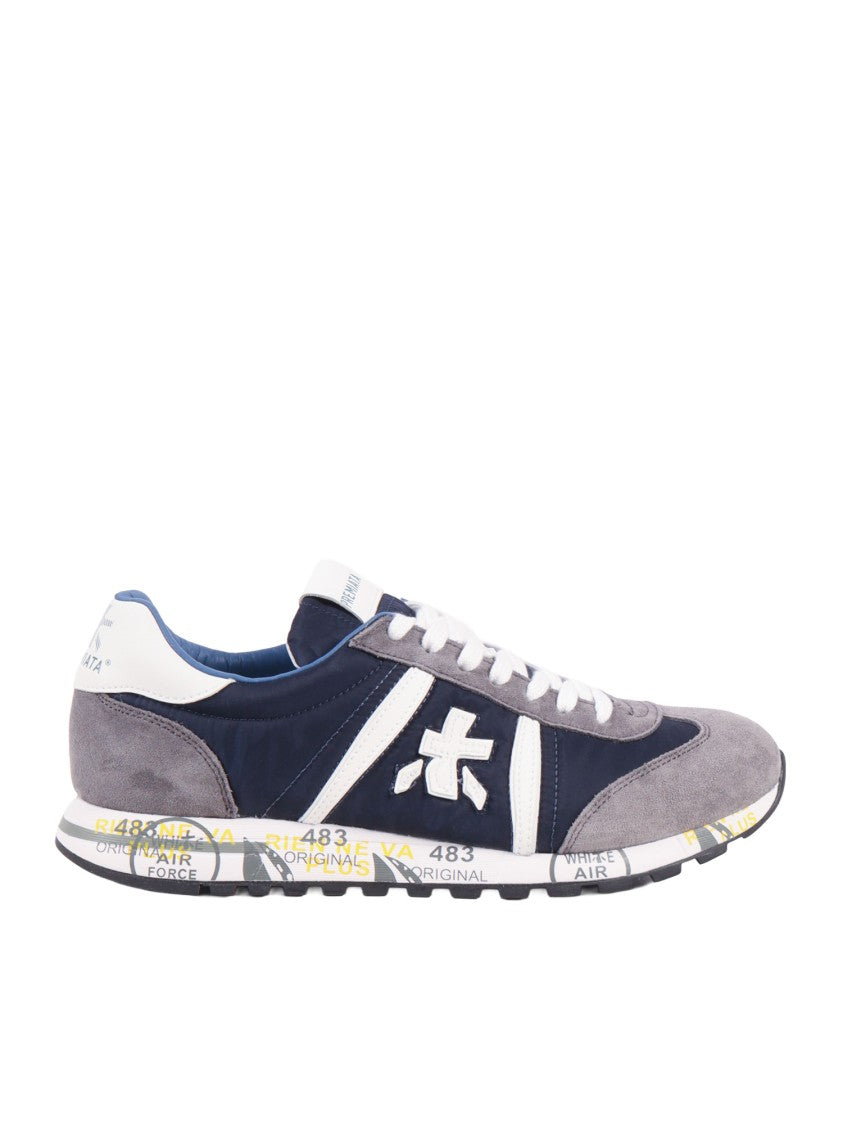 Premiata Lucy Blue Navy Suede Sneakers