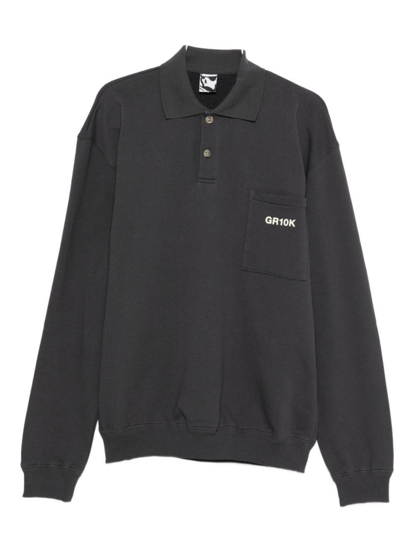 Gr10k Dark Grey Logo Chest Pocket Jacket