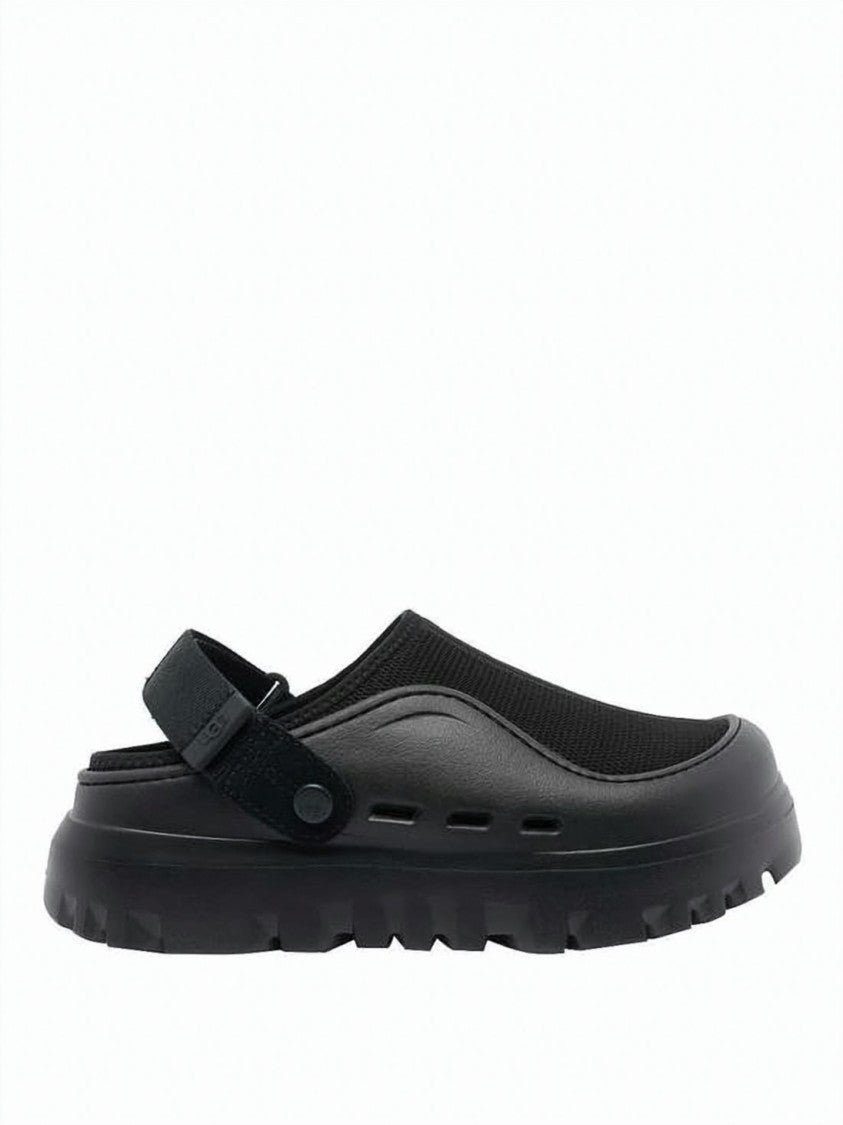 Ugg Mesh And Rubber Sandals With Adjustable Heel Strap