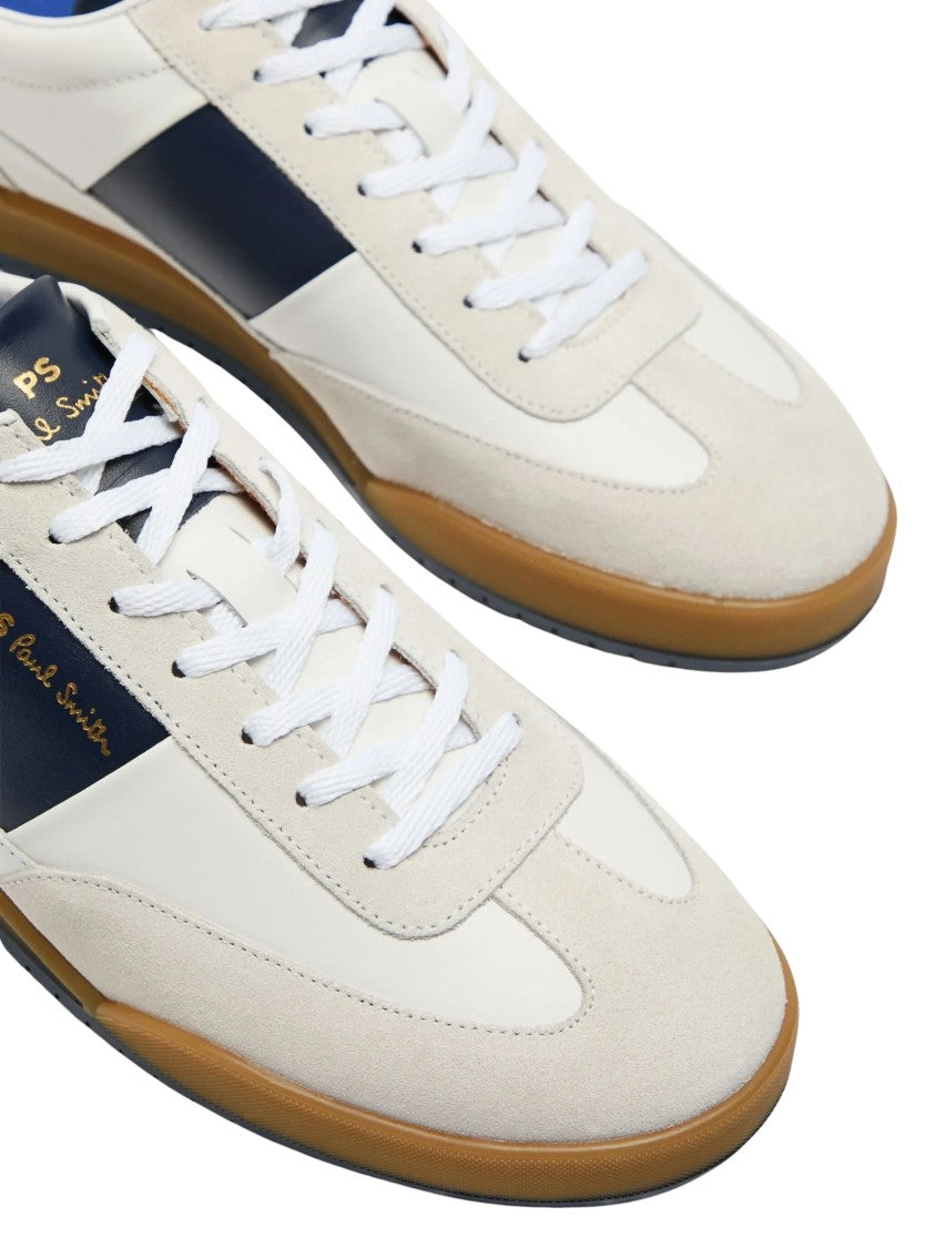 Paul Smith Suede Panel Low-Top Dover Leather Sneakers