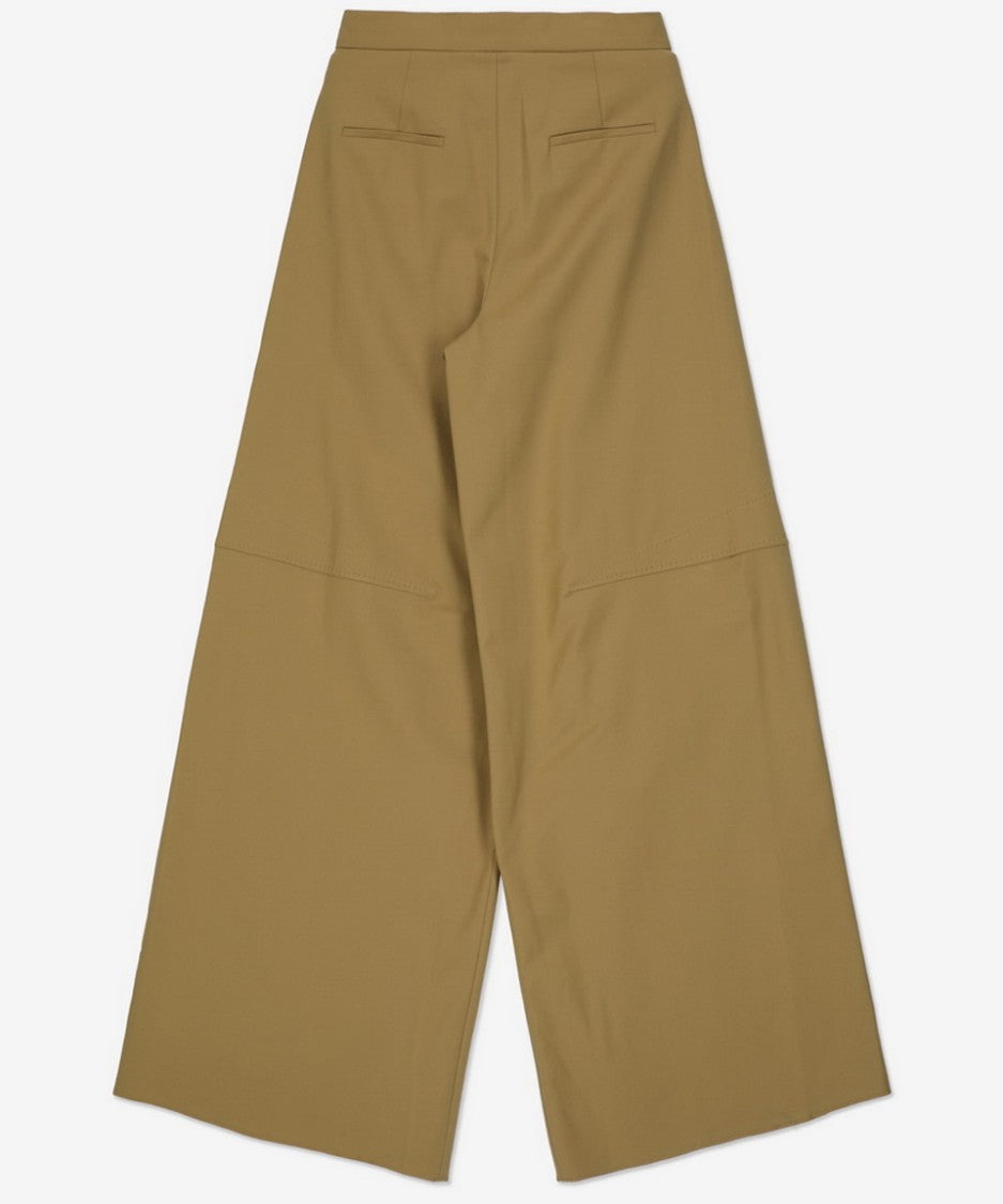 Max Mara Wide-Leg High-Waist Trousers With Pleated Detailing