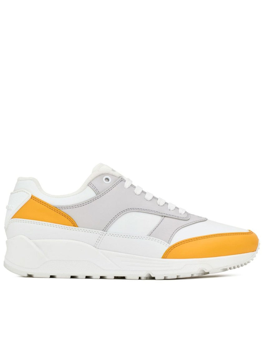 Saint Laurent Bump Color-Block Calf Leather Sneakers
