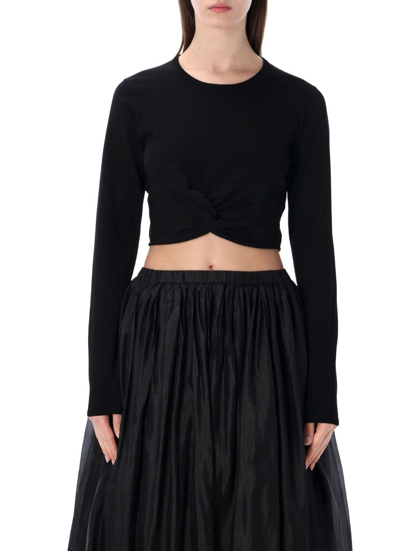 The Garment Madison Knot Front Slim Top