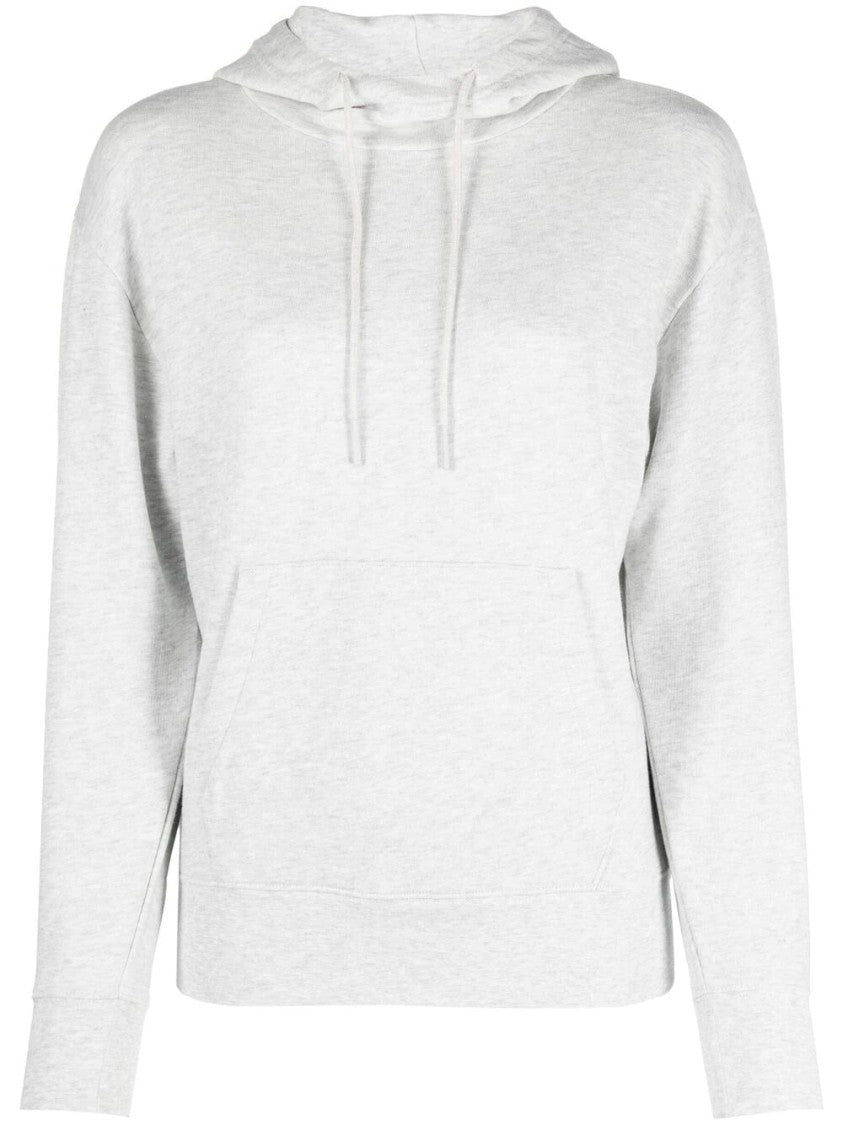 Vince Relaxed Fit Cotton Hoodie With Kangaroo Pocket