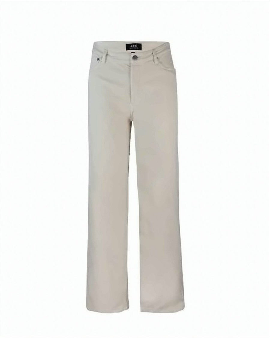 A.P.C. High-Waisted Straight-Leg Denim Pants