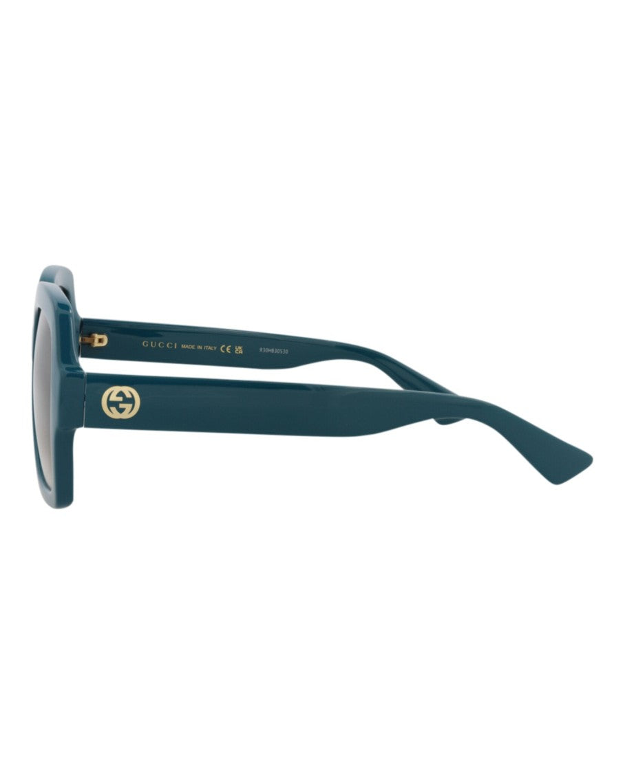 Gucci Square-Frame Acetate Sunglasses With Gradient Tinted Lenses