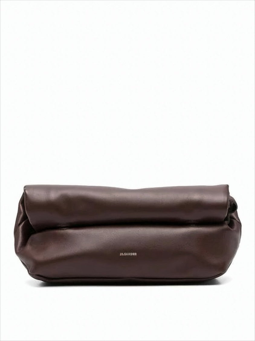 Jil Sander Elongated Crossbody Bag With Fold-Over Top Closure
