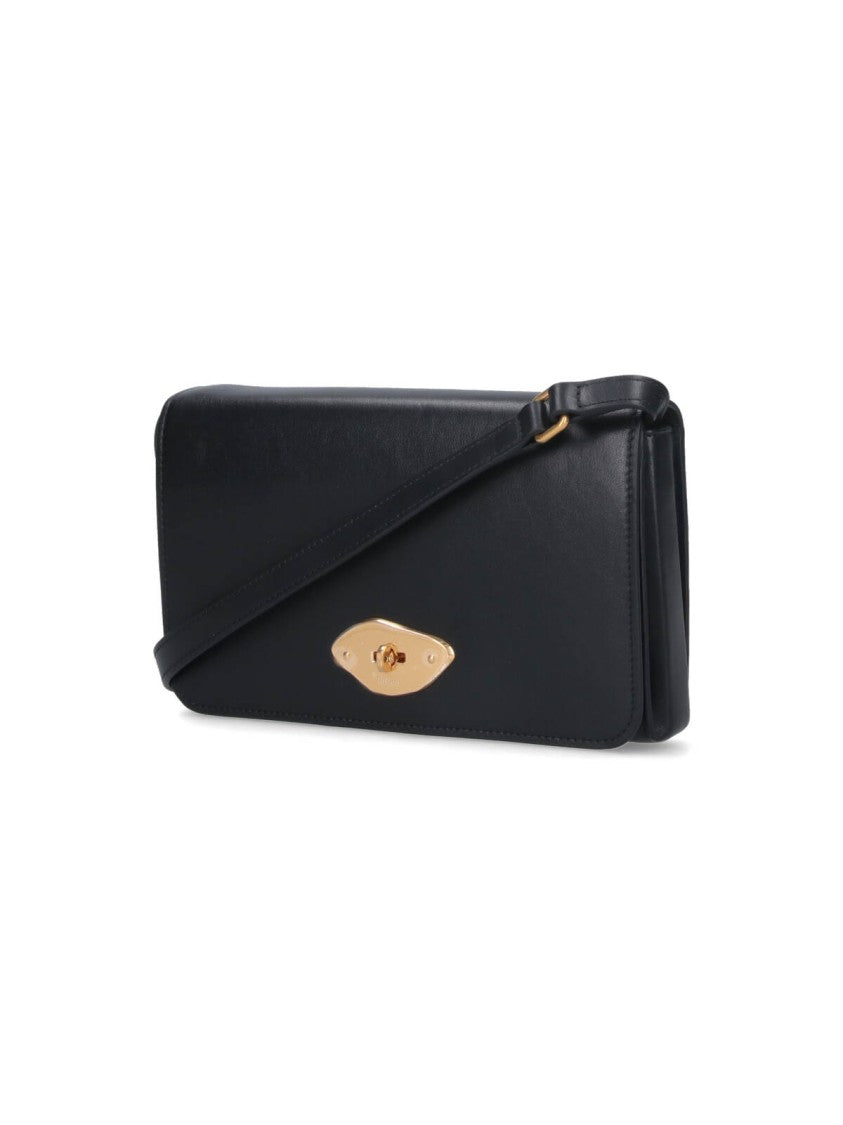 Mulberry Wallet With Strap "Lana" – Black
