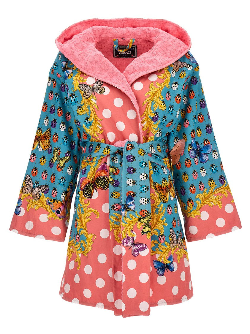 Versace Home Heritage Butterflies & Ladybugs La Vacanza Capsule Bathrobe