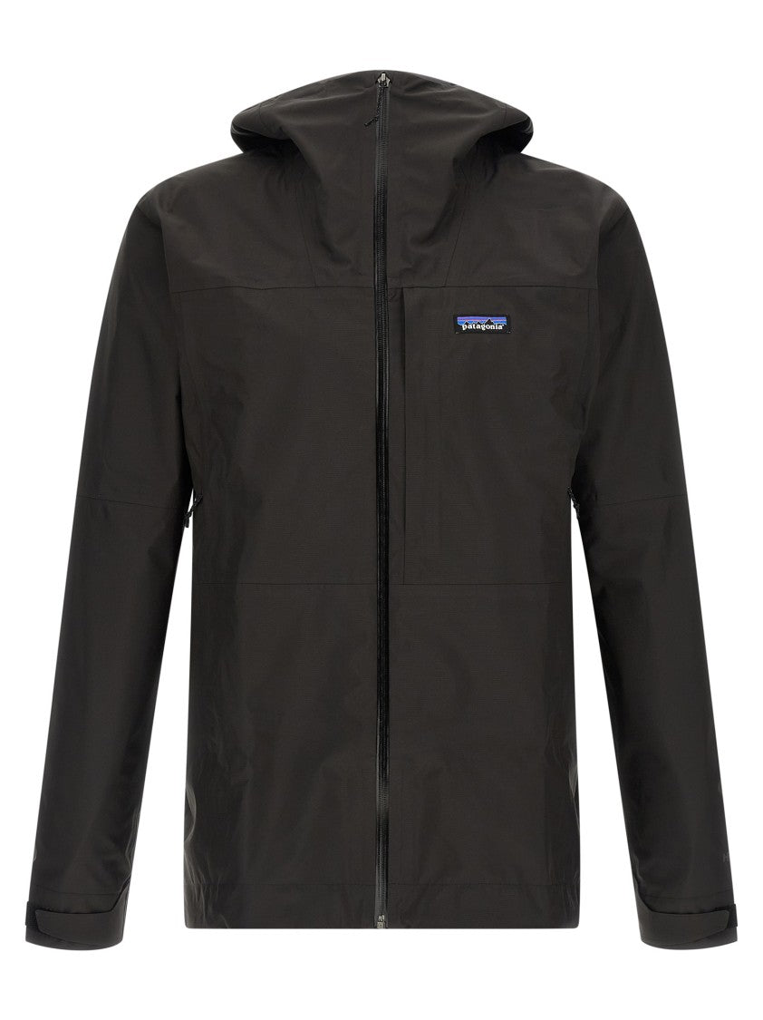 Patagonia Boulder Fork Jacket In Three-Layer Waterproof Fabric With Adjustable Features