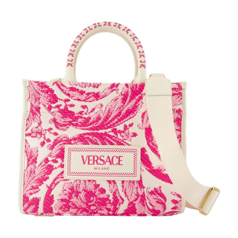Versace Shopping Bag - Leather - Pink