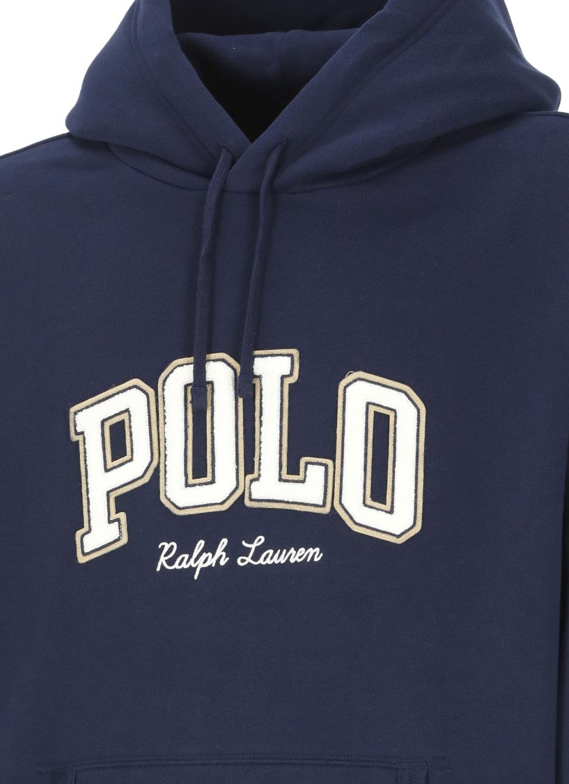 Polo Ralph Lauren Cotton Logo Hoodie With Drawstring