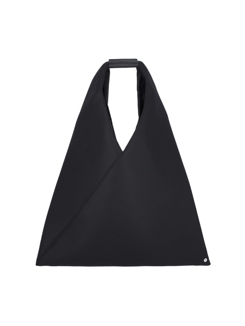 Mm6 By Maison Margiela Triangular-Shaped Bag With Padded Grip And Metallic Accent