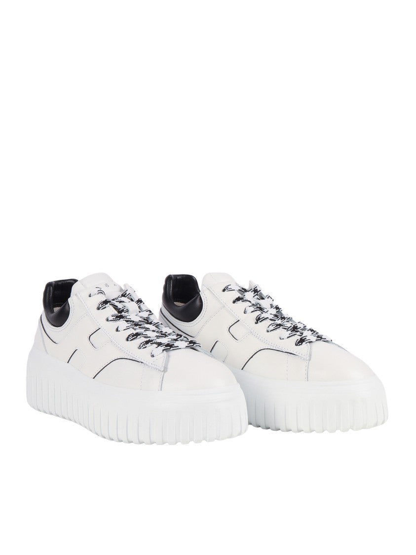 Hogan H Stripes Smooth Leather Sneakers