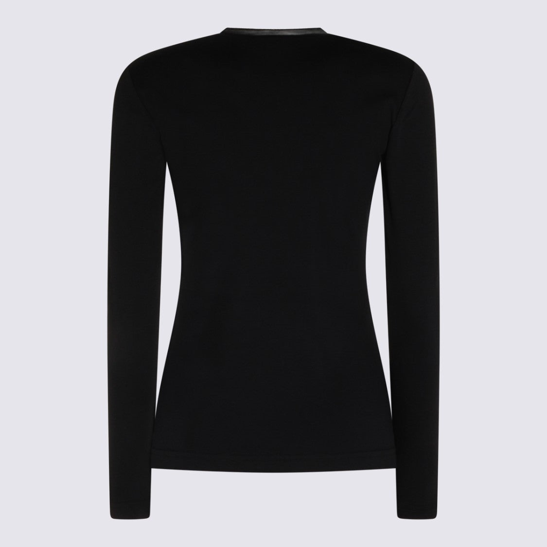 Fabiana Filippi Fitted Long-Sleeved Top With Deep V-Neckline