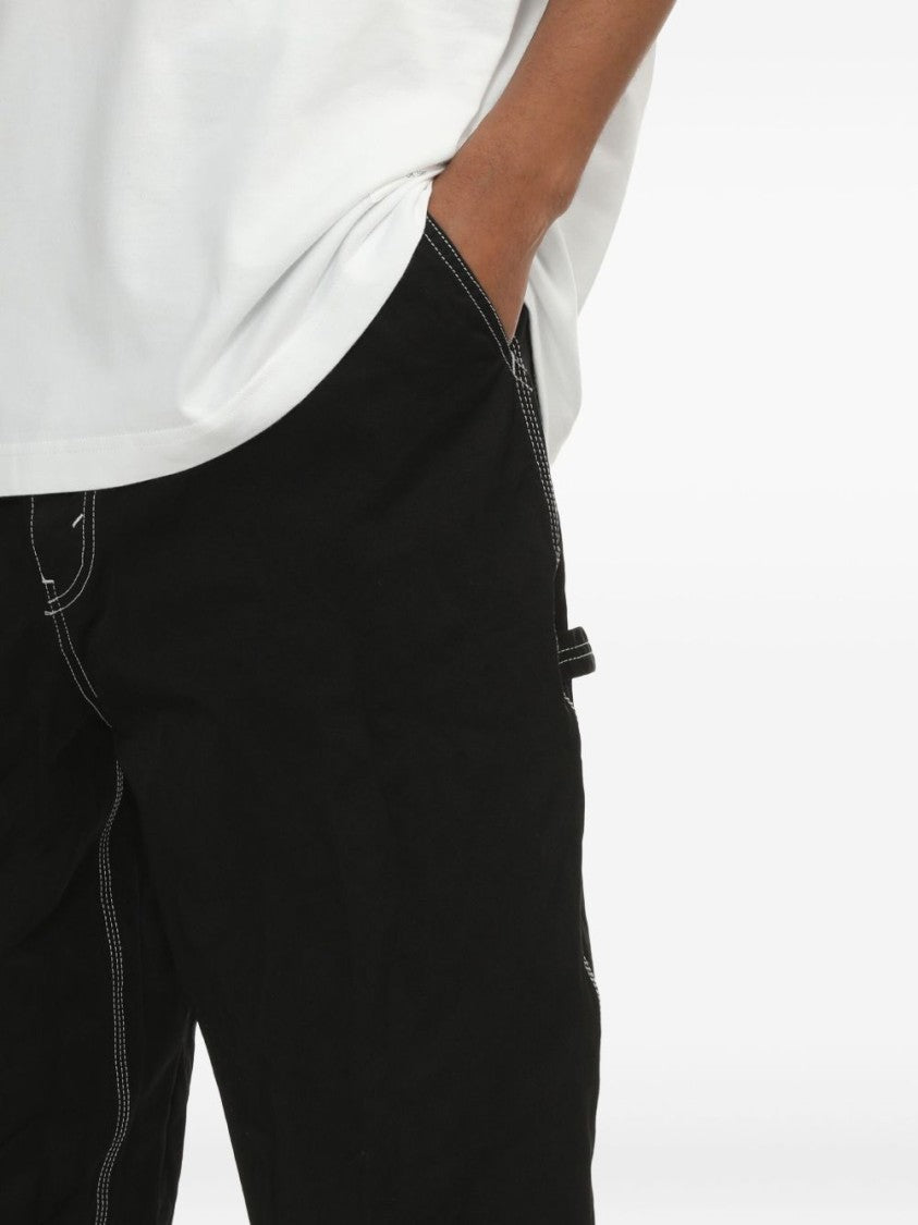Comme Des Garçons Black Wide-Leg Denim Jeans