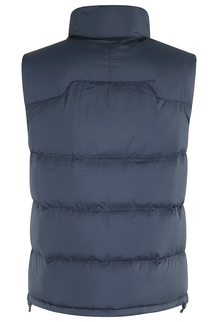 Polo Ralph Lauren Sporty Navy Blue Vest With Double-Zip Closure And Side Pockets