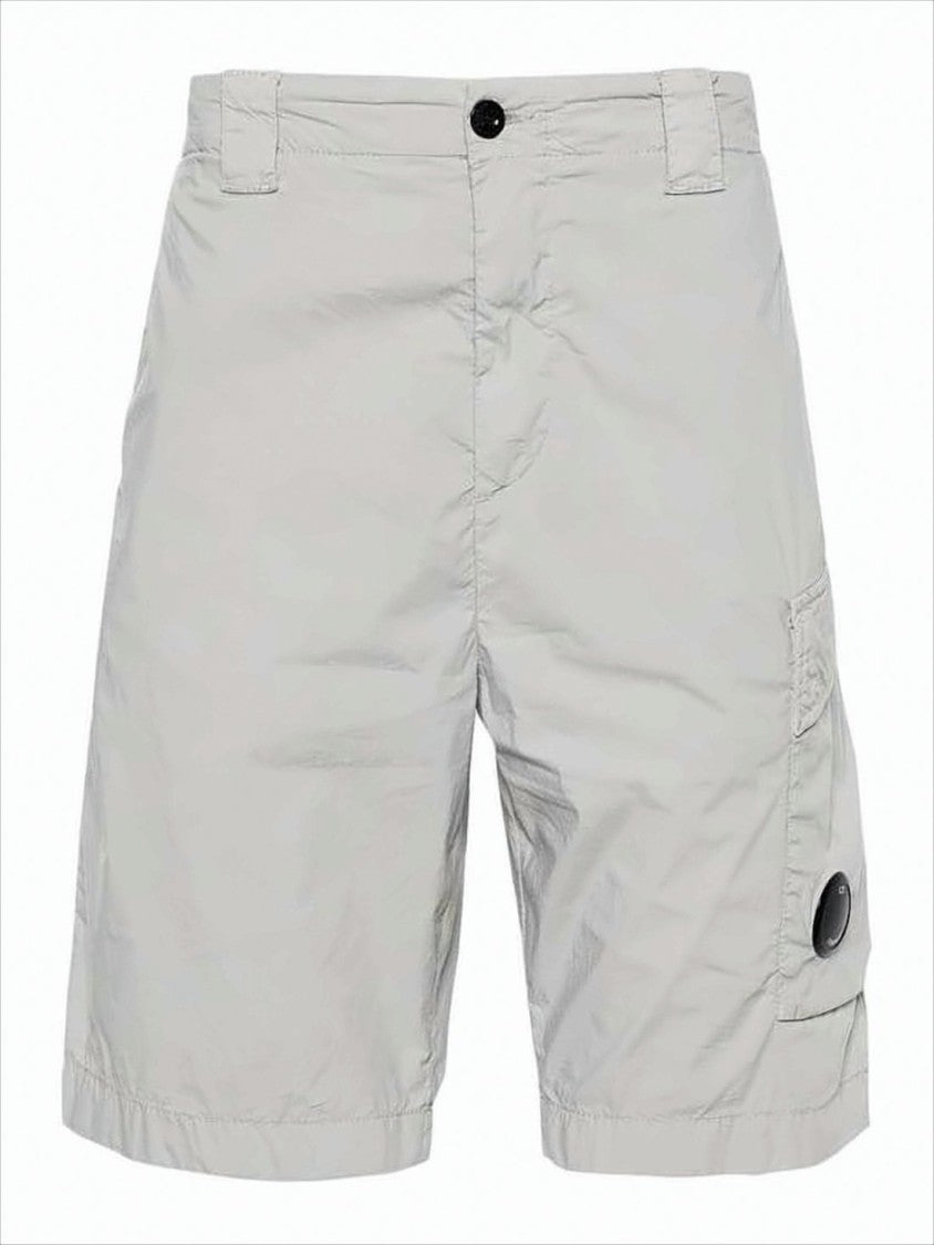 C.P. Company Mid-Thigh Length Shorts With Unique Side Pocket Detail