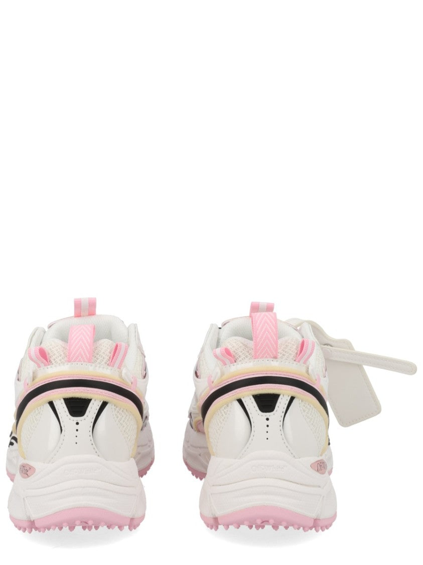 Off-White Be Right Back Layered Design Mesh Sneakers