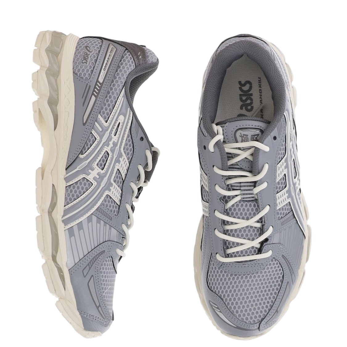 Asics Gray Gel-Kayano 12.1 Polyester Mesh Sneakers