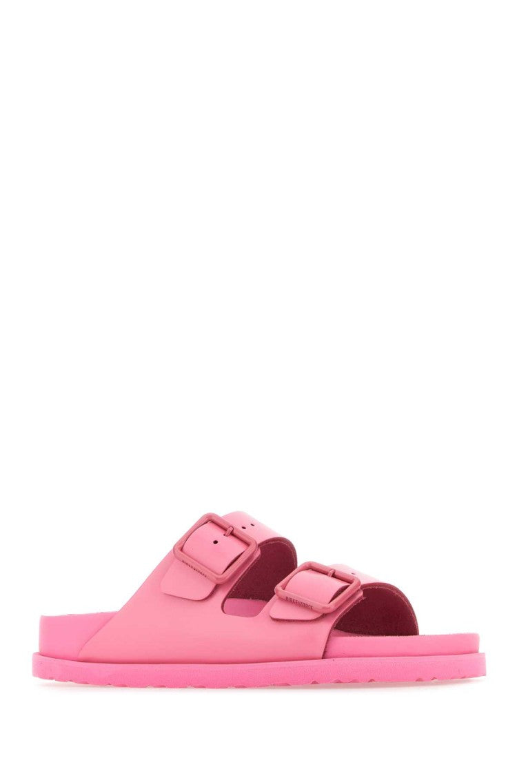 Birkenstock Pink Leather Arizona Avantgarde Slippers