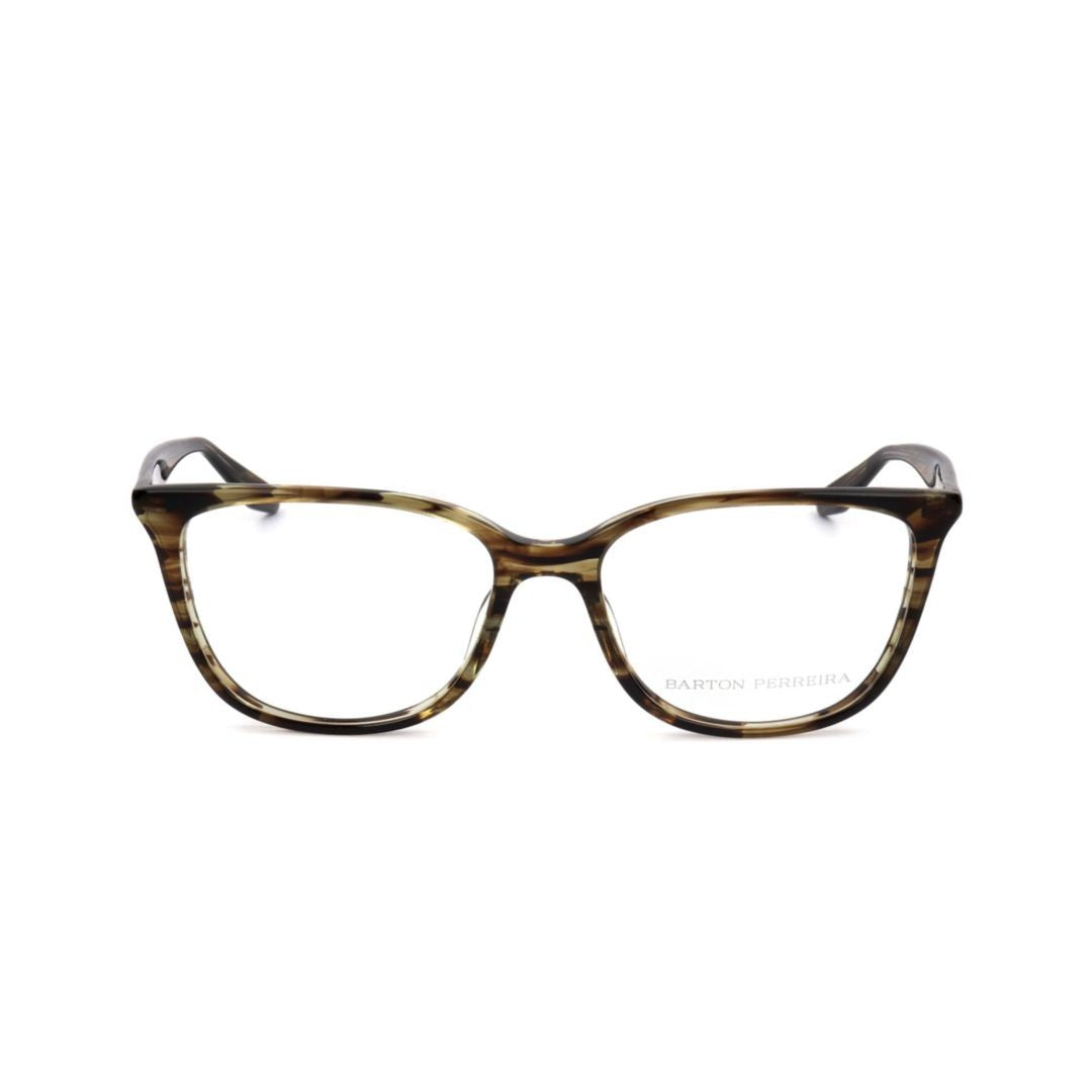 Barton Perreira Bp5049 542Ej Rectangular Tortoiseshell Sunglasses With Subtle Cat-Eye Shape