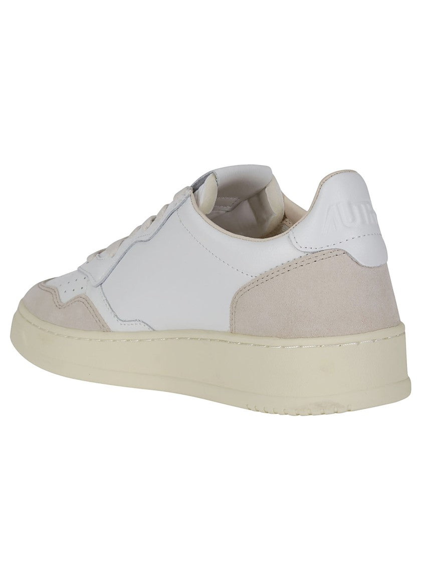 Autry Textured Low Sneakers With Elevated Sole