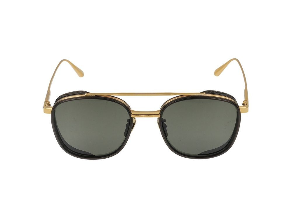 Linda Farrow Sunglasses Lfl1558 Varo C1 Yellow Gold/Light Gold 50/21/145