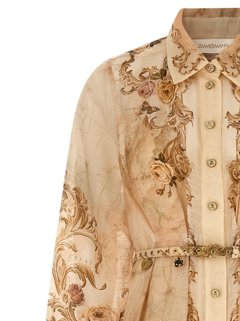 Zimmermann 'Memento Buttoned Midi' Dress