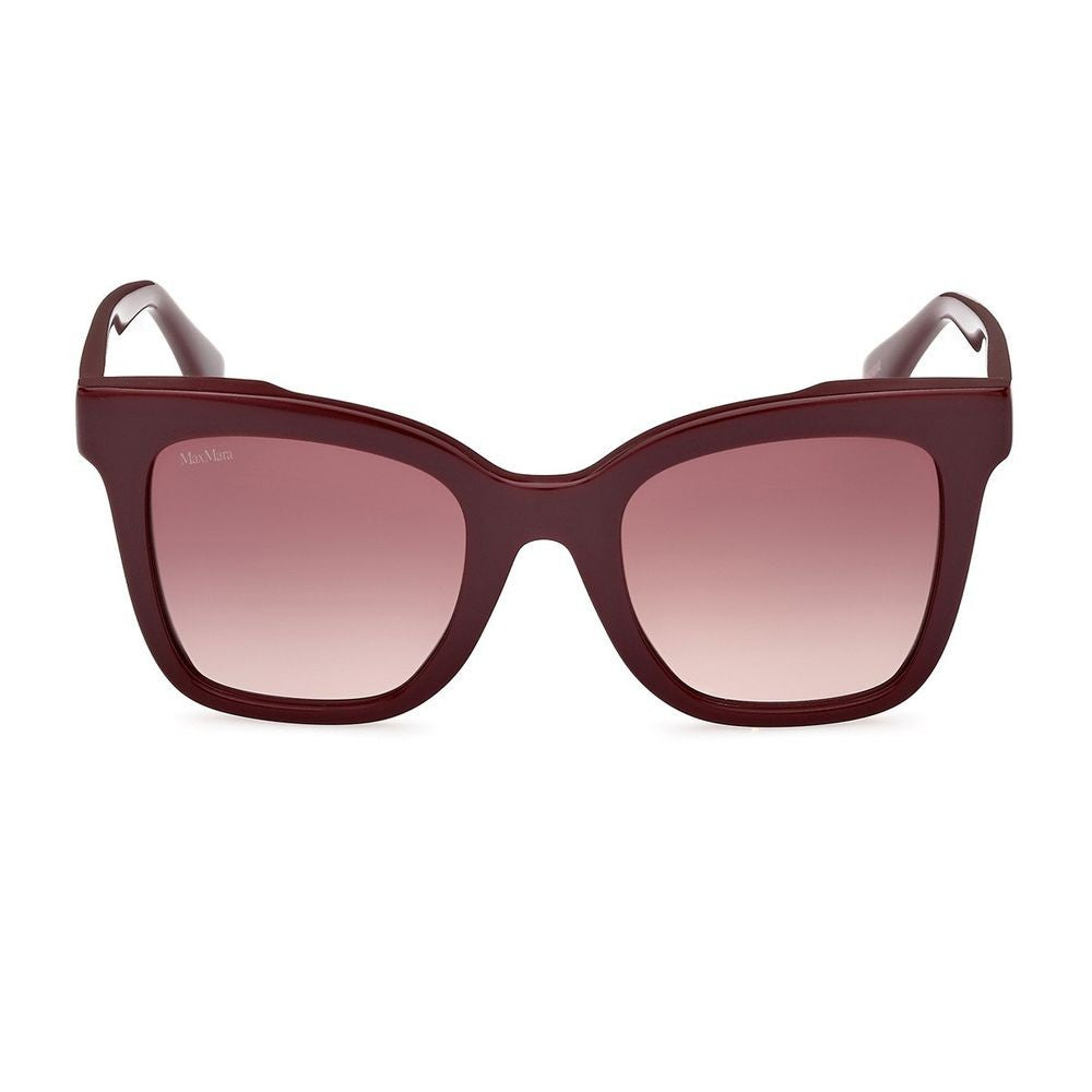 Max Mara Mm0067 Square Acetate Sunglasses With Bold Profile