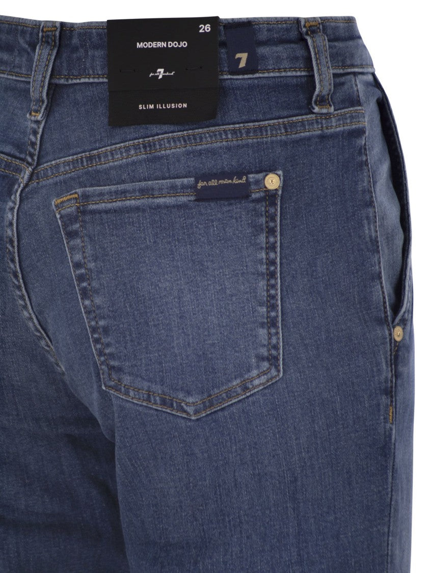 7 For All Mankind Modern Dojo - High-Waisted Flared Jeans