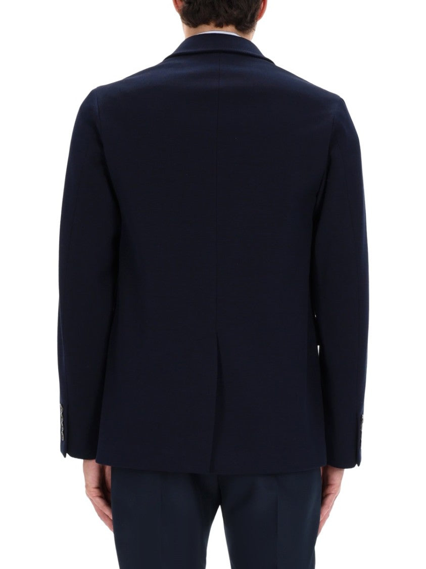 Gucci Tailored Single-Breasted Jacket With Notched Lapel And Three-Patch Pockets