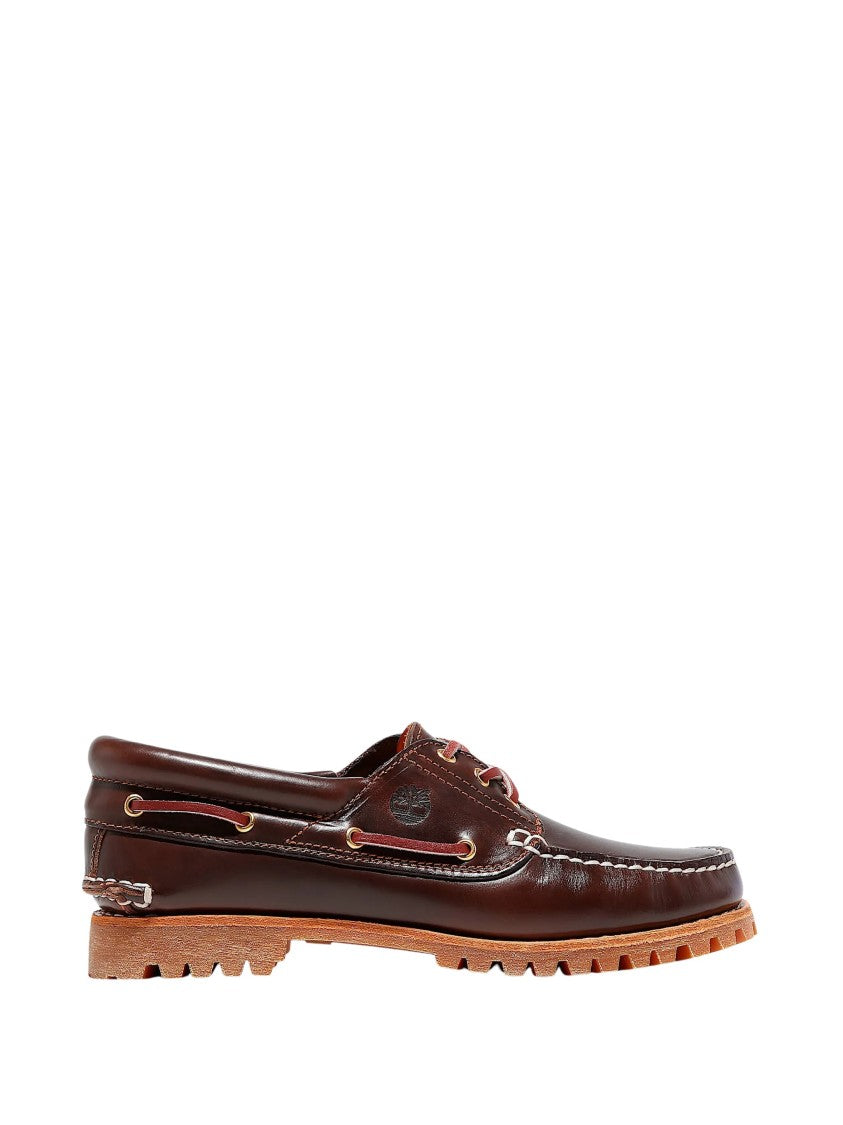Timberland Brown Calf Leather Boat Shoes