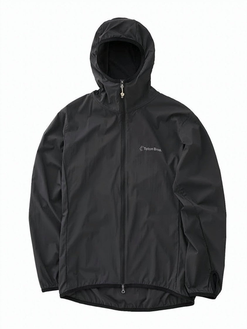Teton Bros Lightweight Black Jacket With Hood