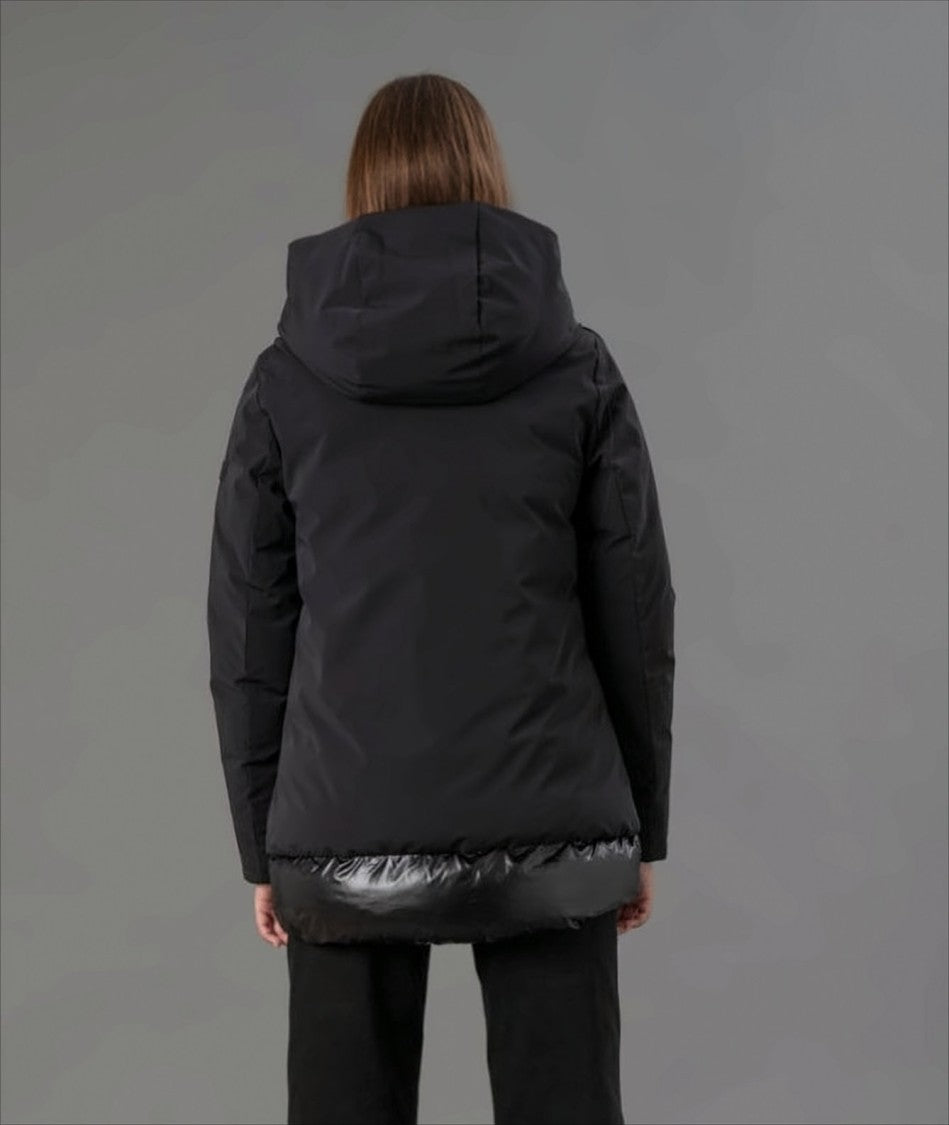 Rihunik Matte Stretch Nylon Jacket With Water-Repellent Details