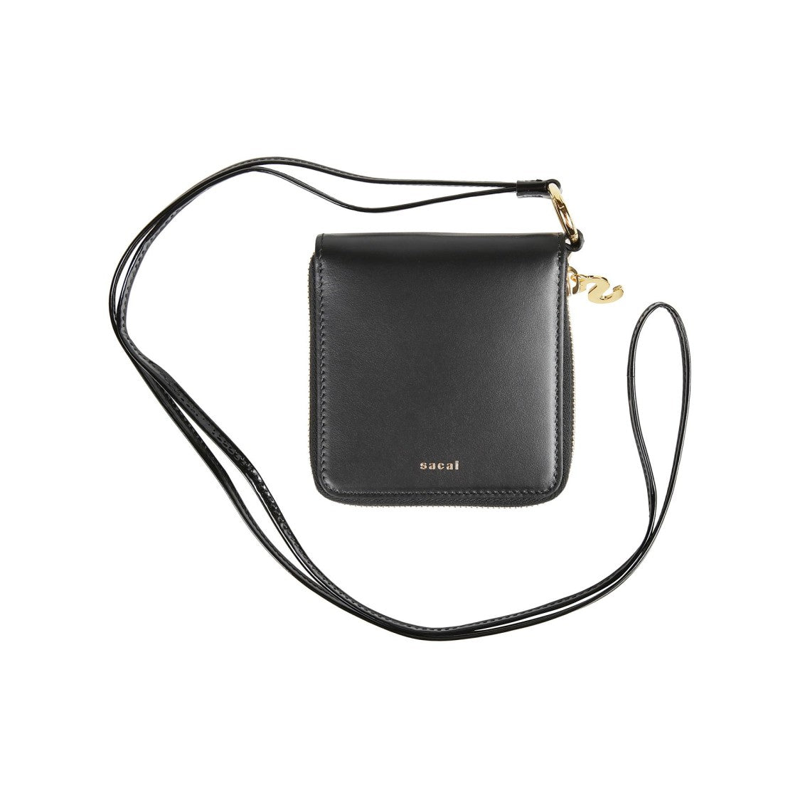 Sacai Bicolor Cowhide Half-Fold Wallet With Gold-Tone Hardware