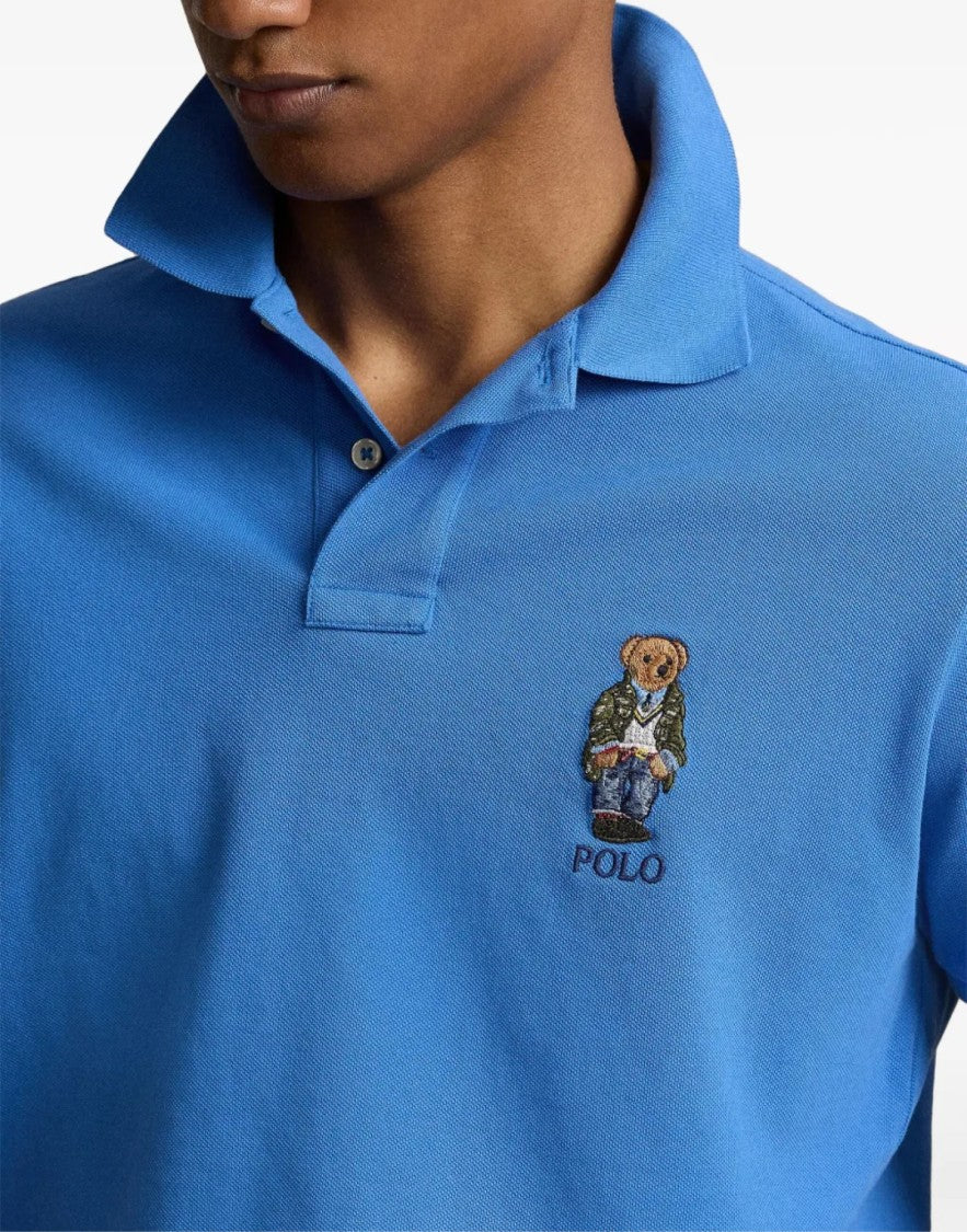 Polo Ralph Lauren Custom Slim Fit Polo Bear Polo Shirt