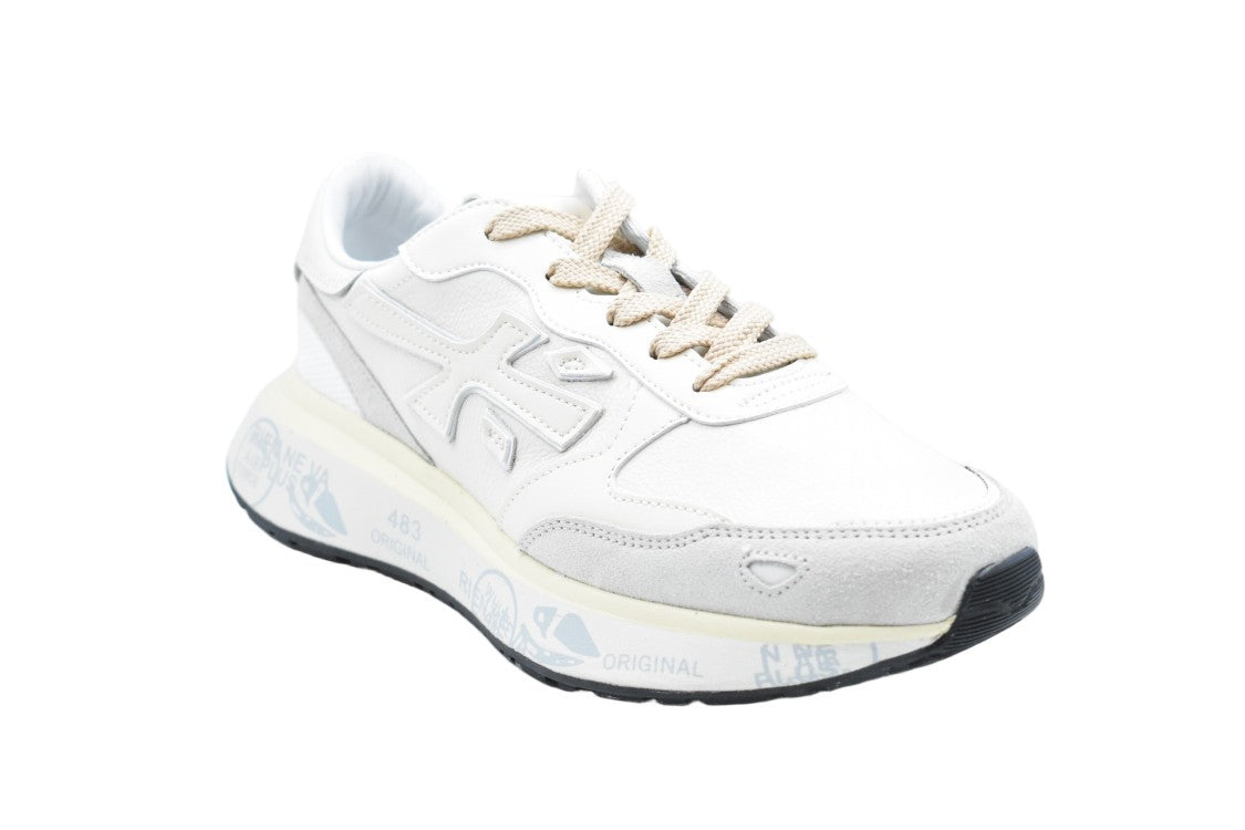 Premiata Retro-Inspired Suede And Leather Sneakers