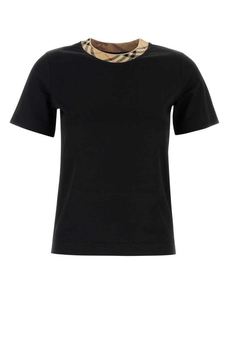 Burberry Black Cotton T-Shirt