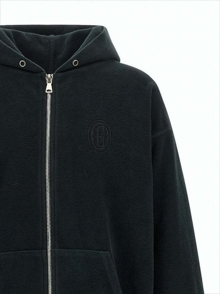 Gallery Dept. Embossed Logo Black Hoodie