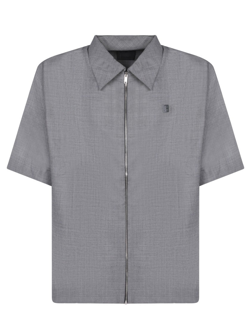Givenchy Grey Short-Sleeved Shirts
