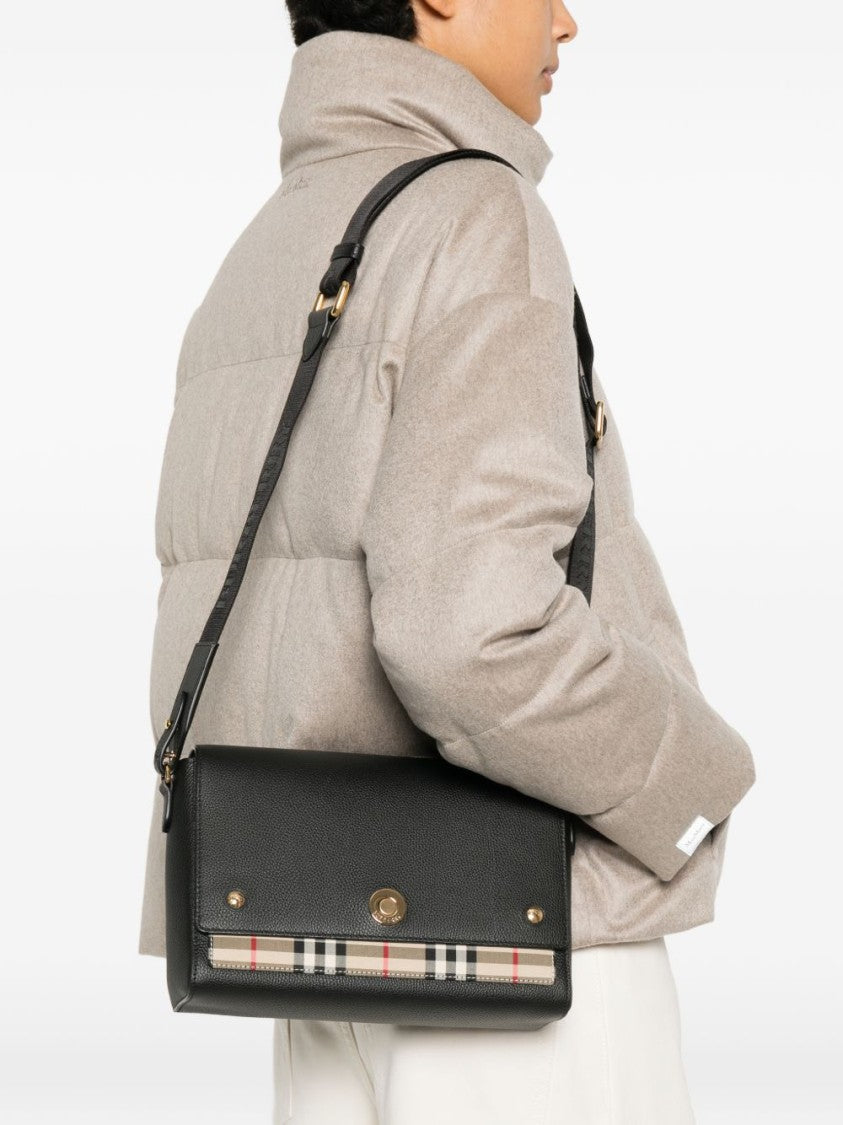 Burberry Textured Calf Grain Leather Bag