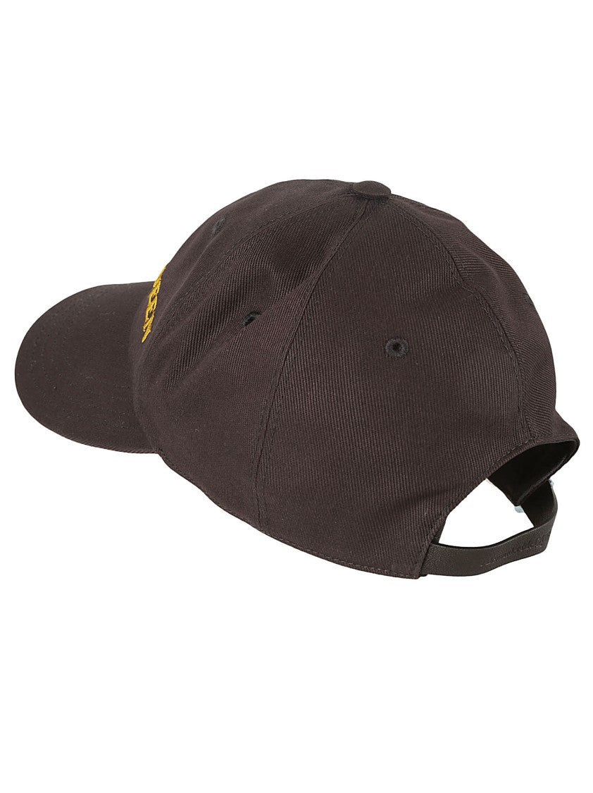 Alexander Mcqueen Structured Black Cap With Contrasting Logo